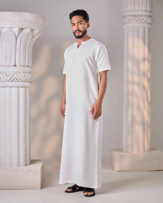 MINOR DEFECT JUBAH HAQQ (OFF WHITE)