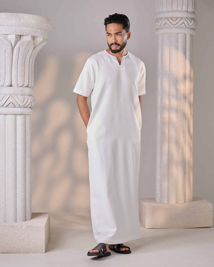 JUBAH HAQQ (OFF WHITE)