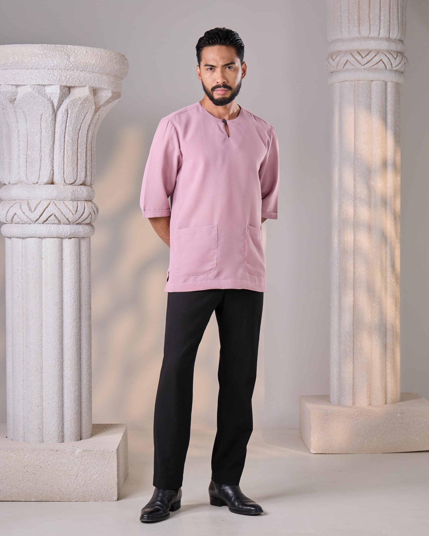 ARMAN KURTA (DUSTY PINK)