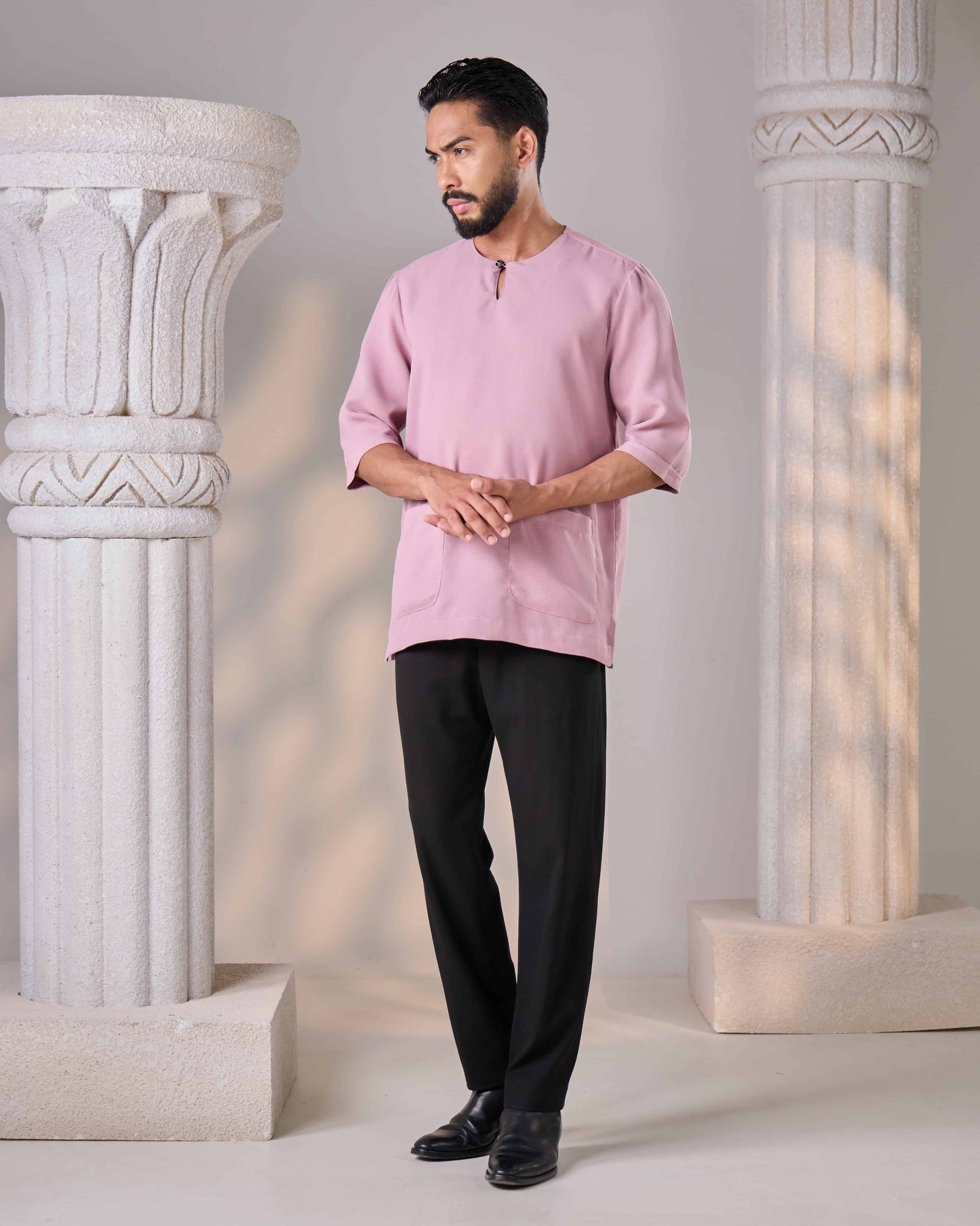 ARMAN KURTA (DUSTY PINK)