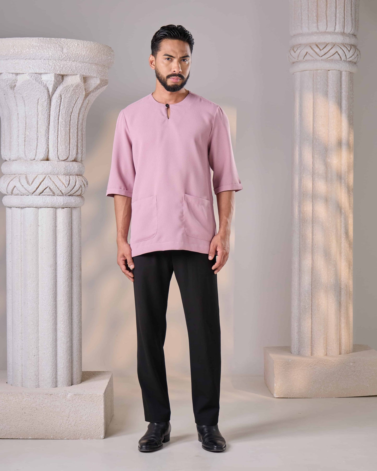 ARMAN KURTA (DUSTY PINK)