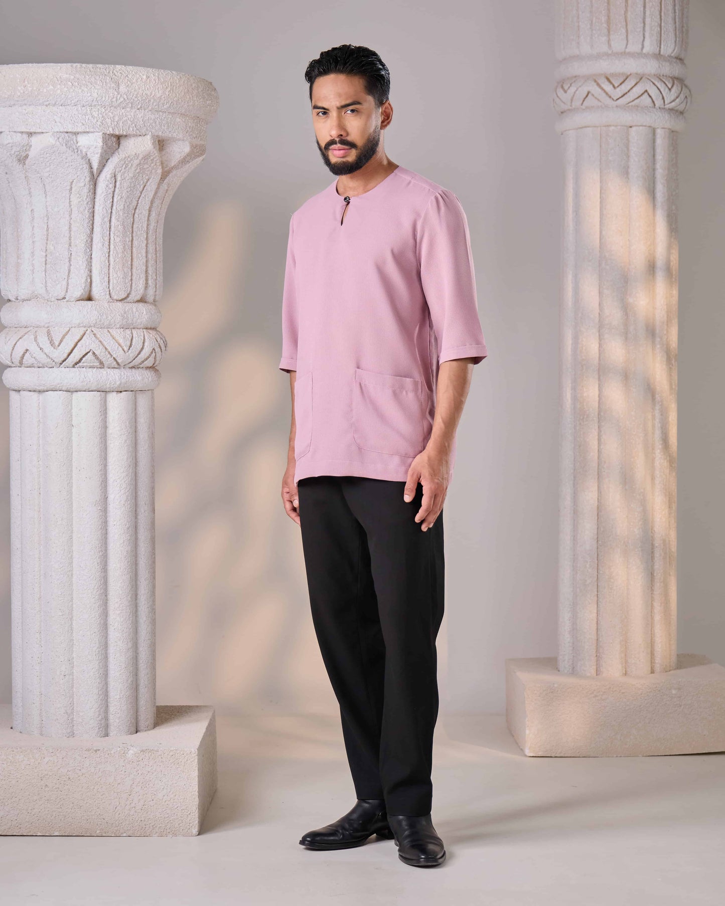 ARMAN KURTA (DUSTY PINK)