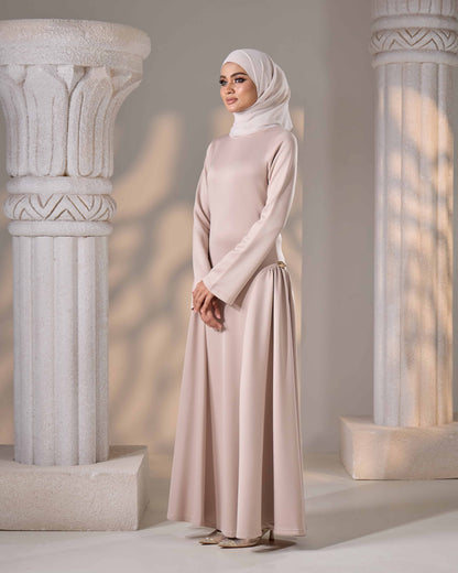 ELYZHA DRESS (CHAMPAGNE)