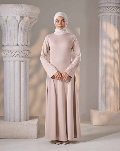 ELYZHA DRESS (CHAMPAGNE)