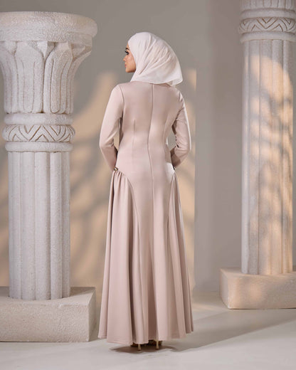 ELYZHA DRESS (CHAMPAGNE)