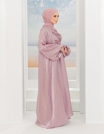 ATIFA ABAYA (DUSTY PINK)
