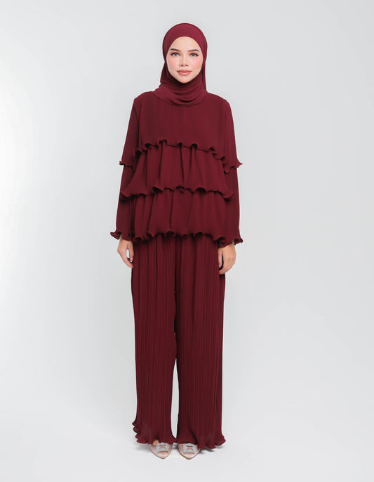 OCEANA SUIT (BURGUNDY)