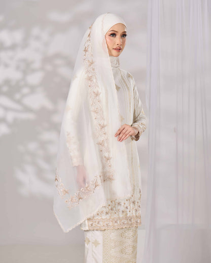 DAHLIA SELENDANG (OFF WHITE)