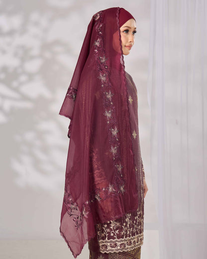 DAHLIA SELENDANG (BURGUNDY)