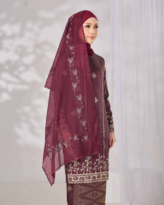 DAHLIA SELENDANG (BURGUNDY)