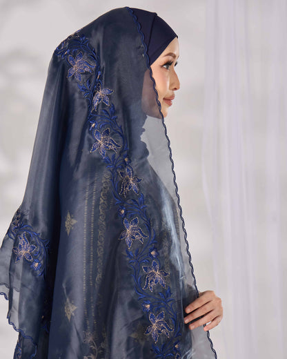 DAHLIA SELENDANG (NAVY BLUE)