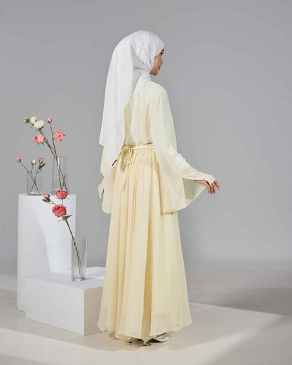 ELINDA TIE-DRESS (SOFT YELLOW)