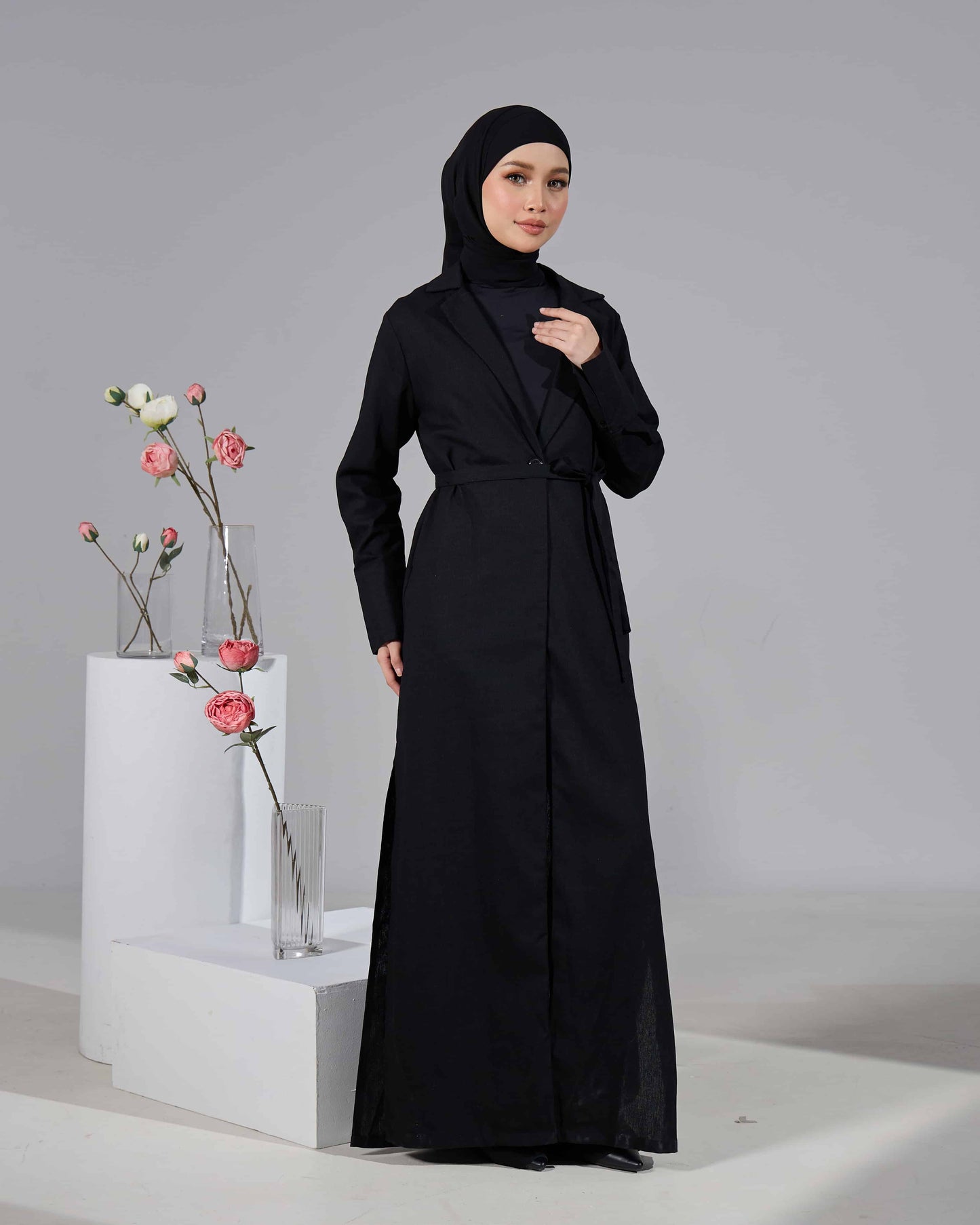 MINOR DEFECT EVARA SET PANTS (BLACK)