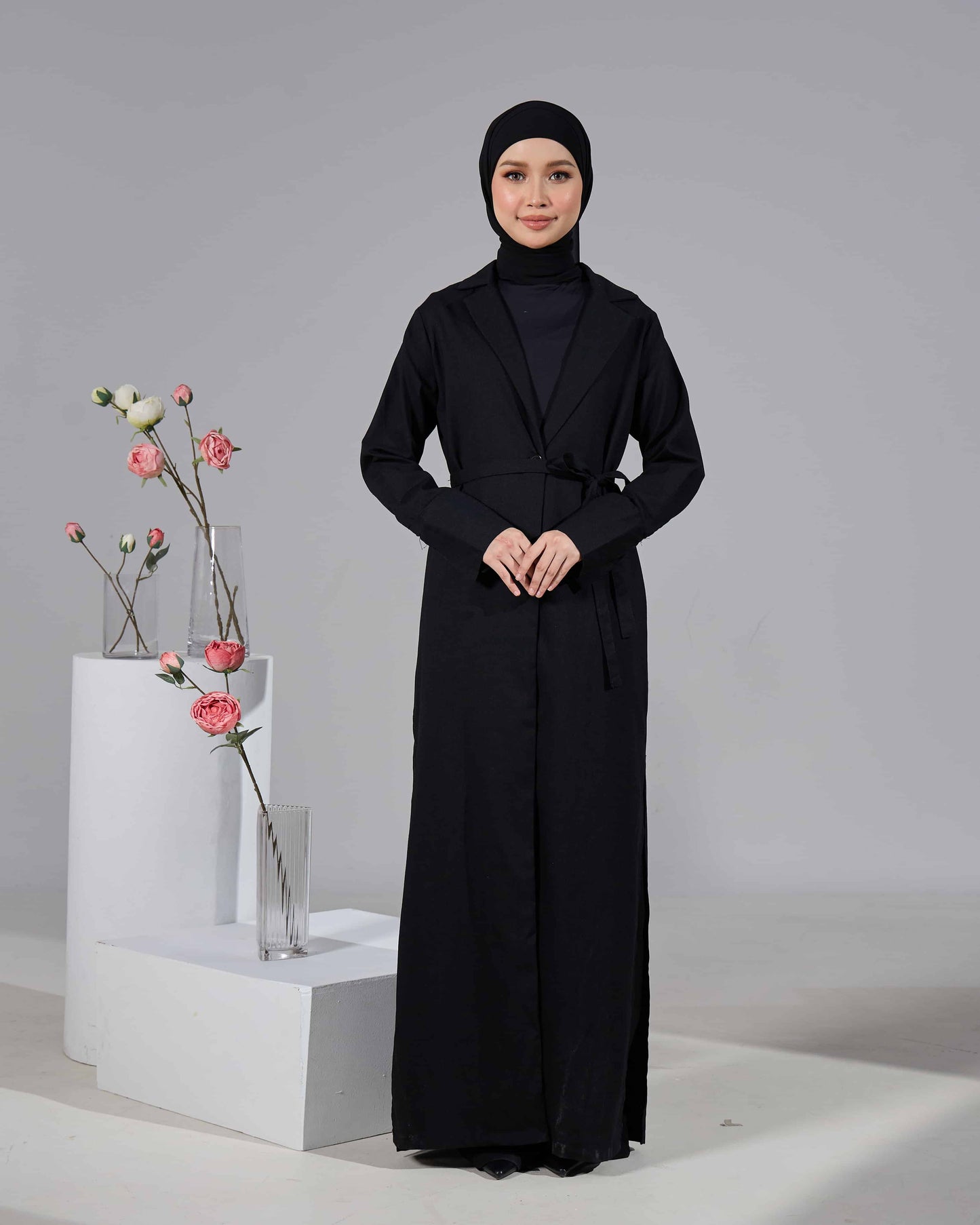 MINOR DEFECT EVARA SET PANTS (BLACK)