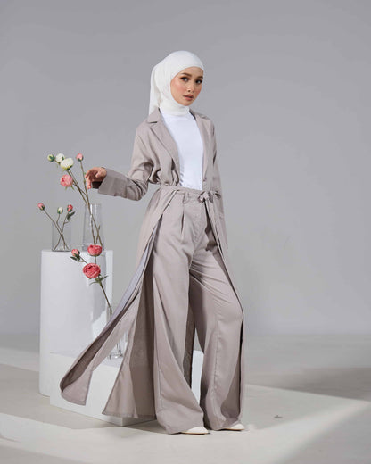 MINOR DEFECT EVARA SET PANTS (GREY)