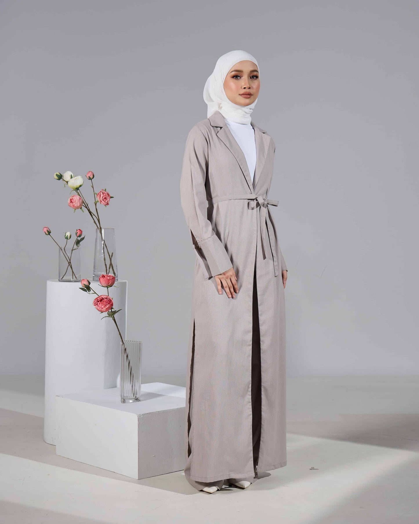 EVARA SET PANTS (GREY)