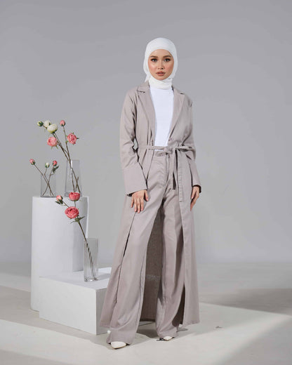 EVARA SET PANTS (GREY)