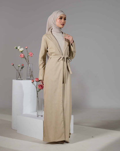 EVARA SET PANTS (CHAMPAGNE)