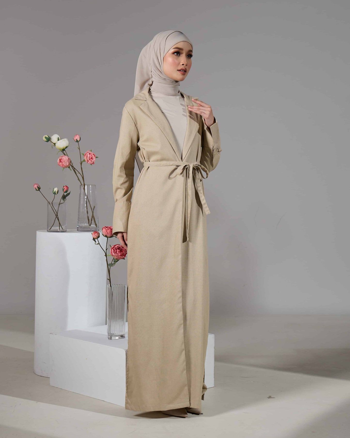 MINOR DEFECT EVARA SET PANTS (CHAMPAGNE)