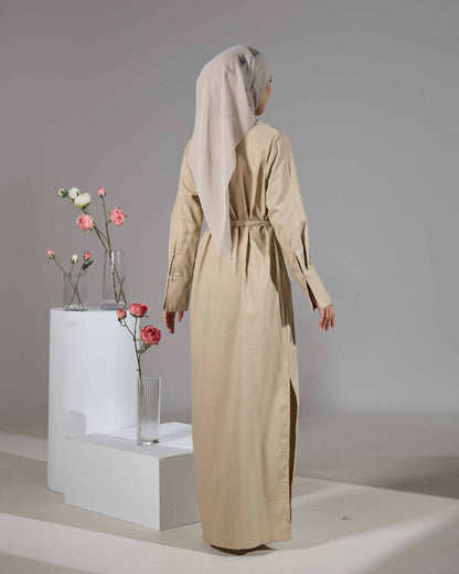 EVARA SET PANTS (CHAMPAGNE)