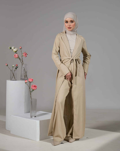 EVARA SET PANTS (CHAMPAGNE)