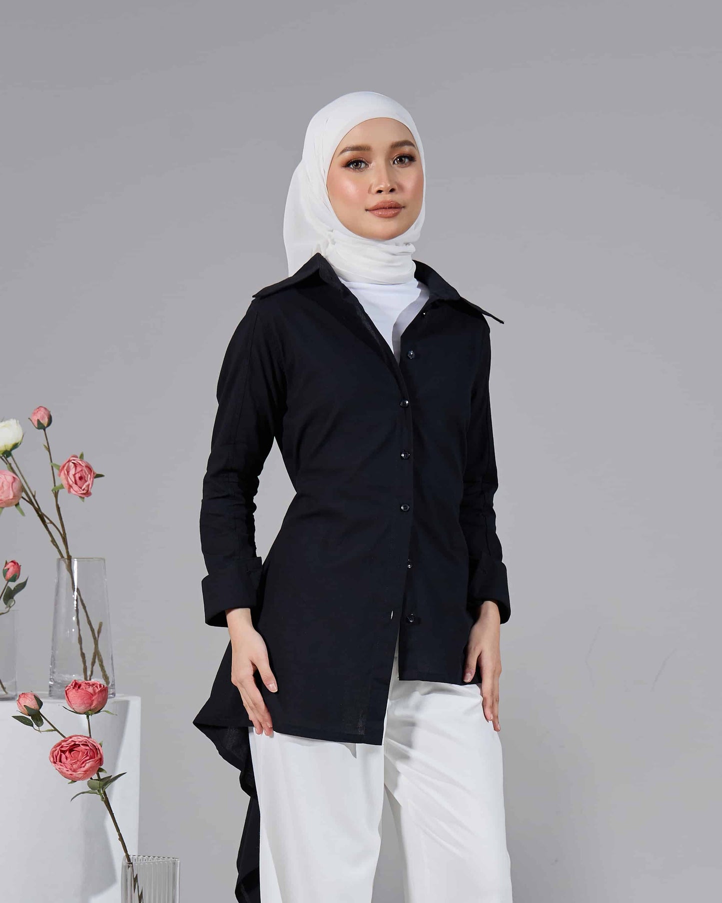 MINOR DEFECT ELENE TOP (BLACK)