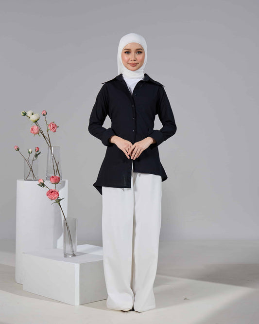 MINOR DEFECT ELENE TOP (BLACK)