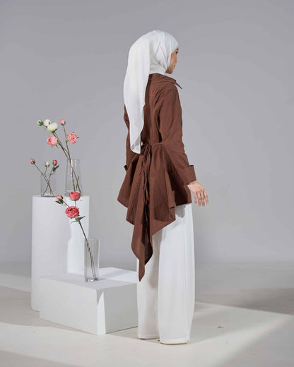 ELENE TOP (RICH BROWN)
