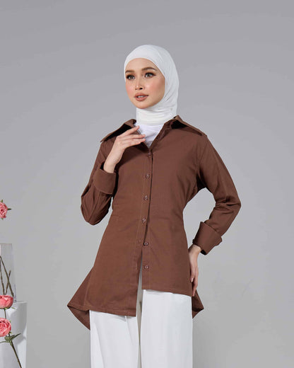 MINOR DEFECT ELENE TOP (RICH BROWN)