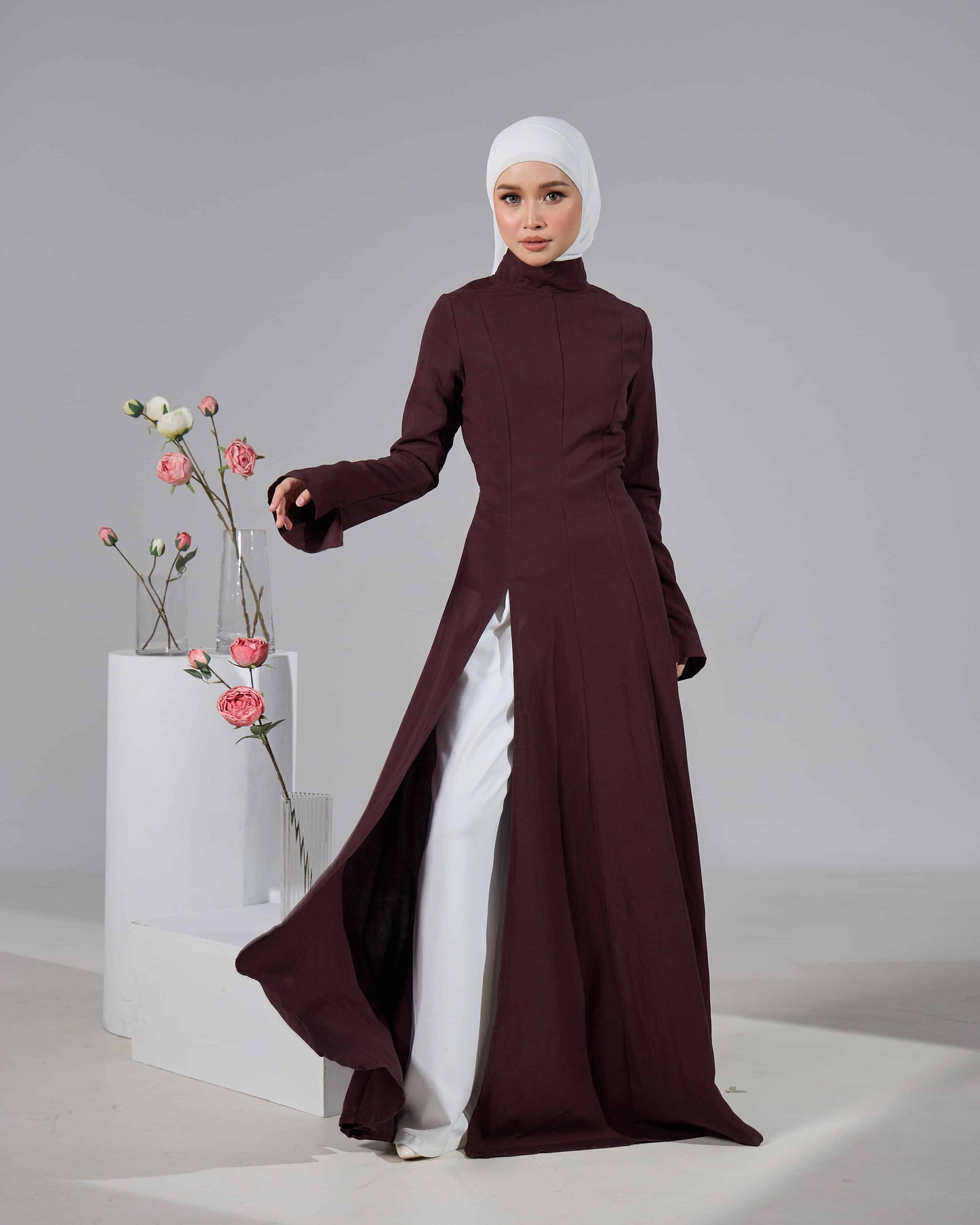 MINOR DEFECT VELORA DRESS (RICH BROWN)