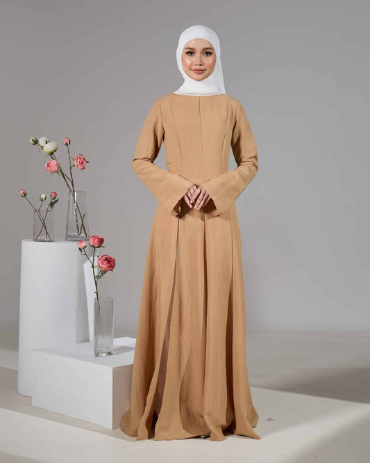 MINOR DEFECT VELORA DRESS (SAND)