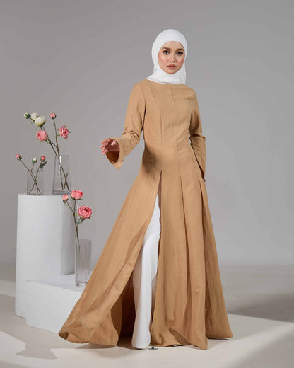 MINOR DEFECT VELORA DRESS (SAND)