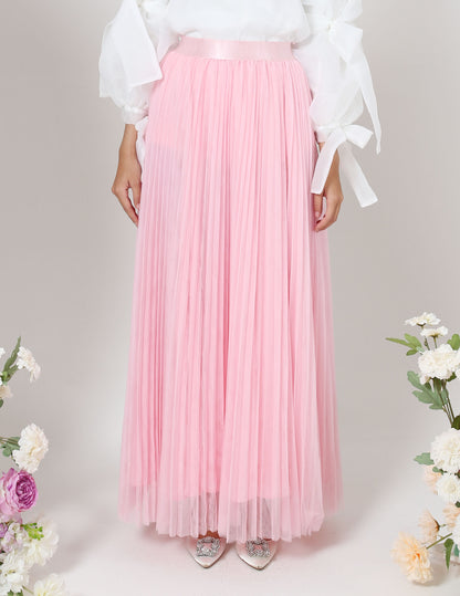 MINOR DEFECT TUTU PLEATED SKIRT (PINK)