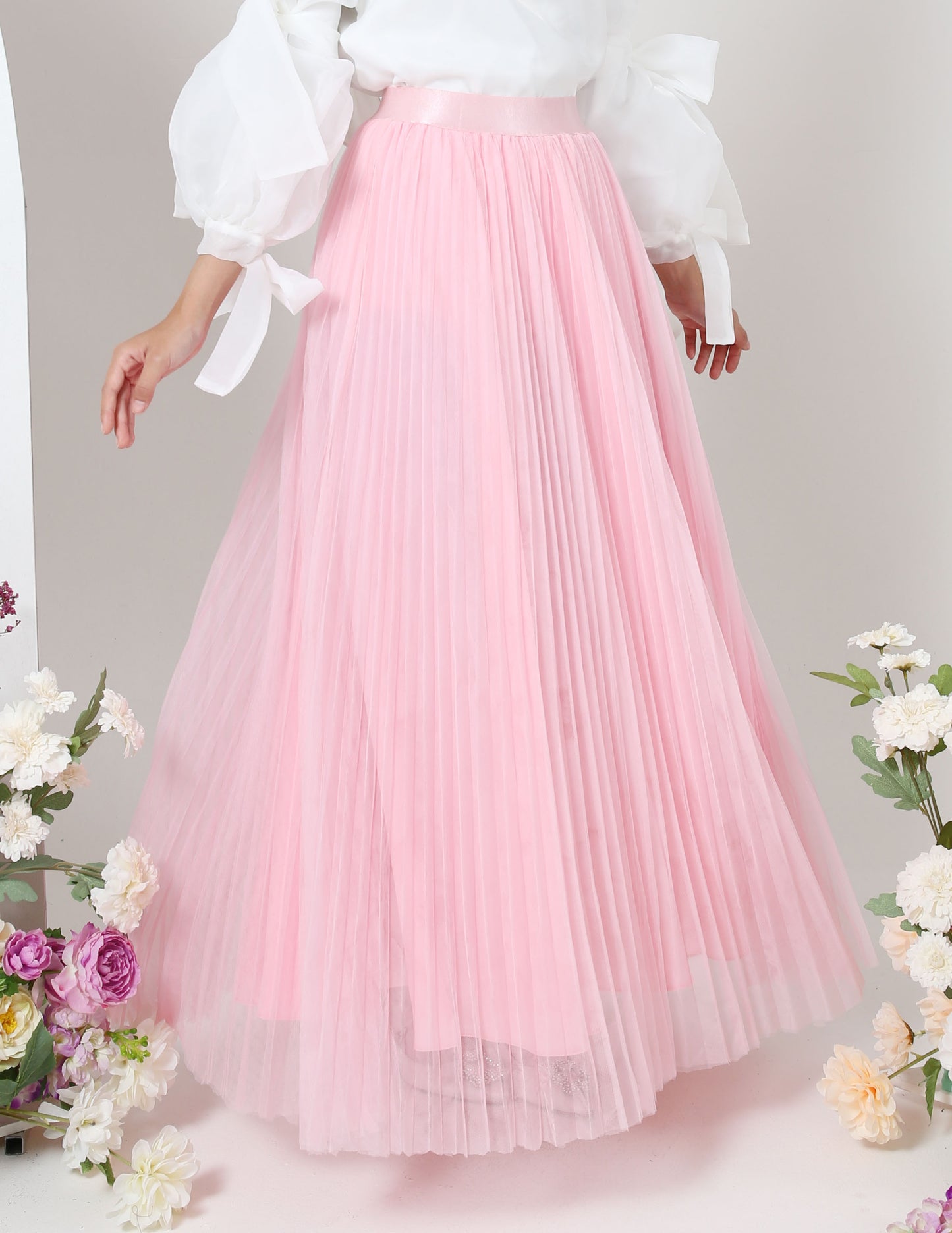 MINOR DEFECT TUTU PLEATED SKIRT (PINK)