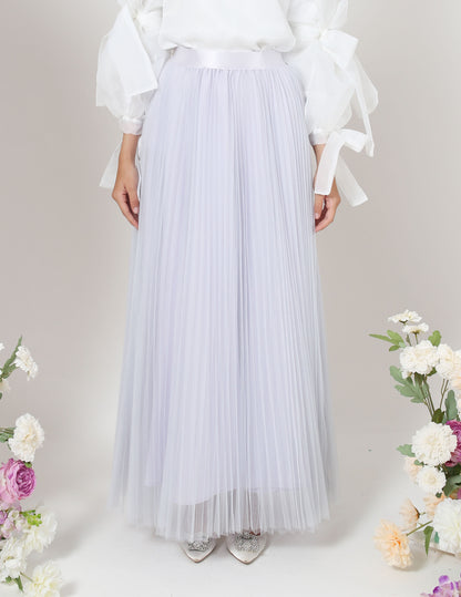 MINOR DEFECT TUTU PLEATED SKIRT (GREY)