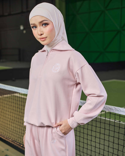 VALERY HALF-ZIP JUMPER (PINK)