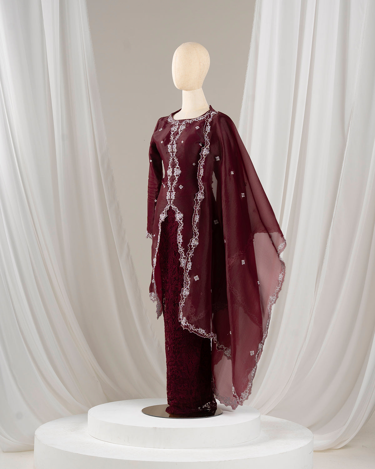 IMANE SELENDANG (BURGUNDY)