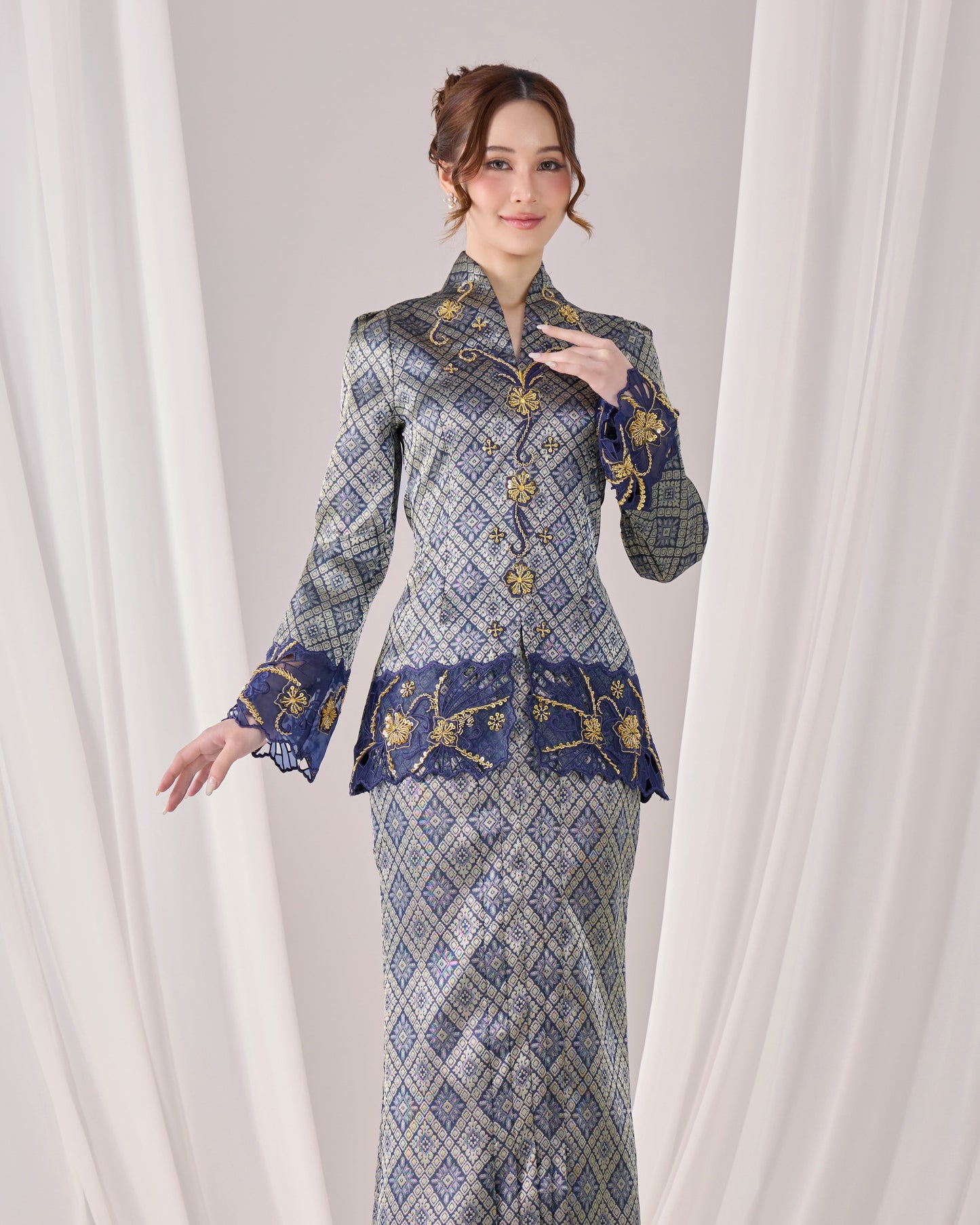 STELLA KURUNG (NAVY BLUE)