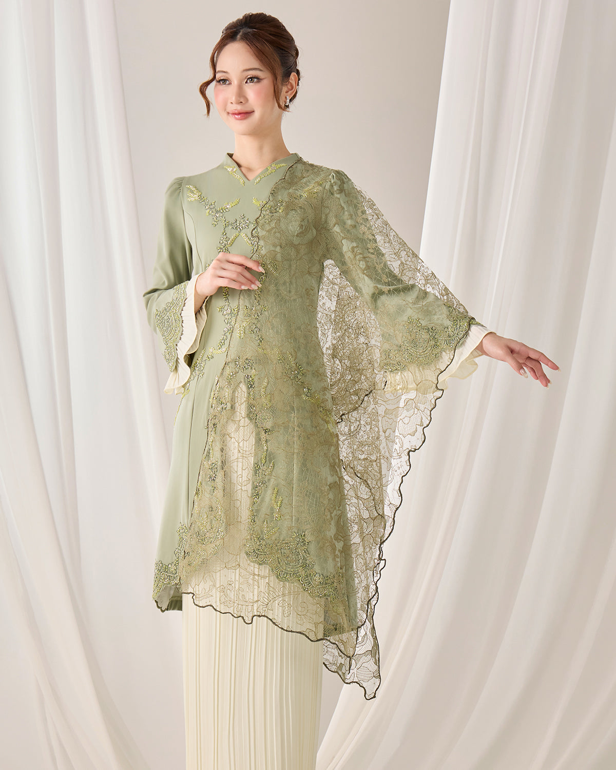 NYLA SELENDANG (OLIVE)