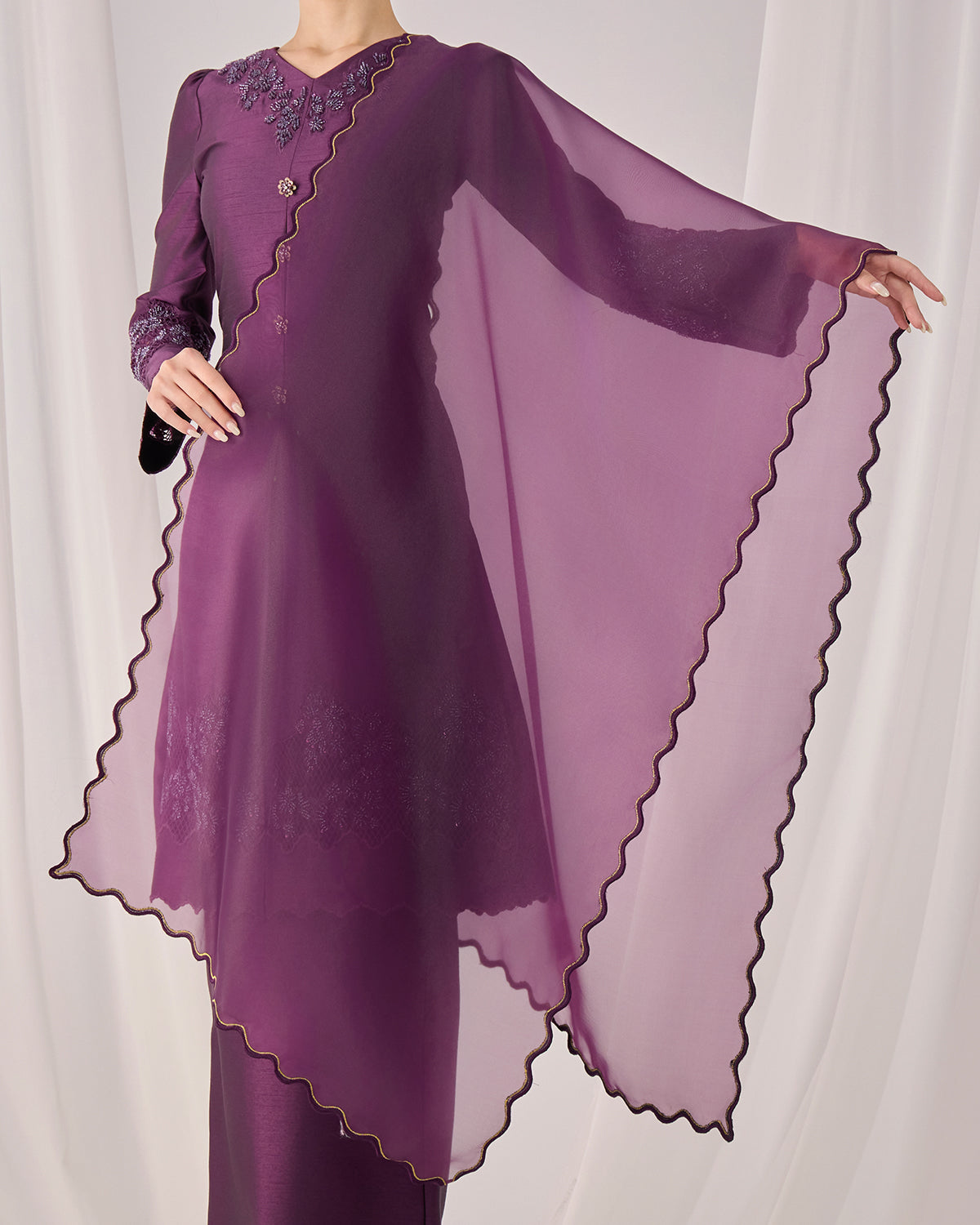 NEA SELENDANG (DARK PURPLE)