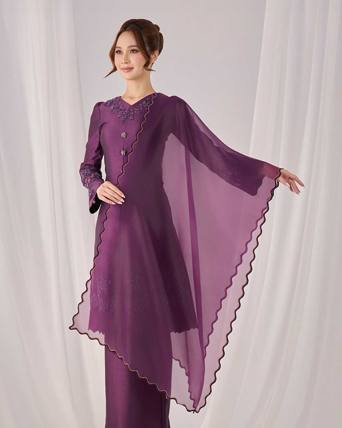NEA SELENDANG (DARK PURPLE)