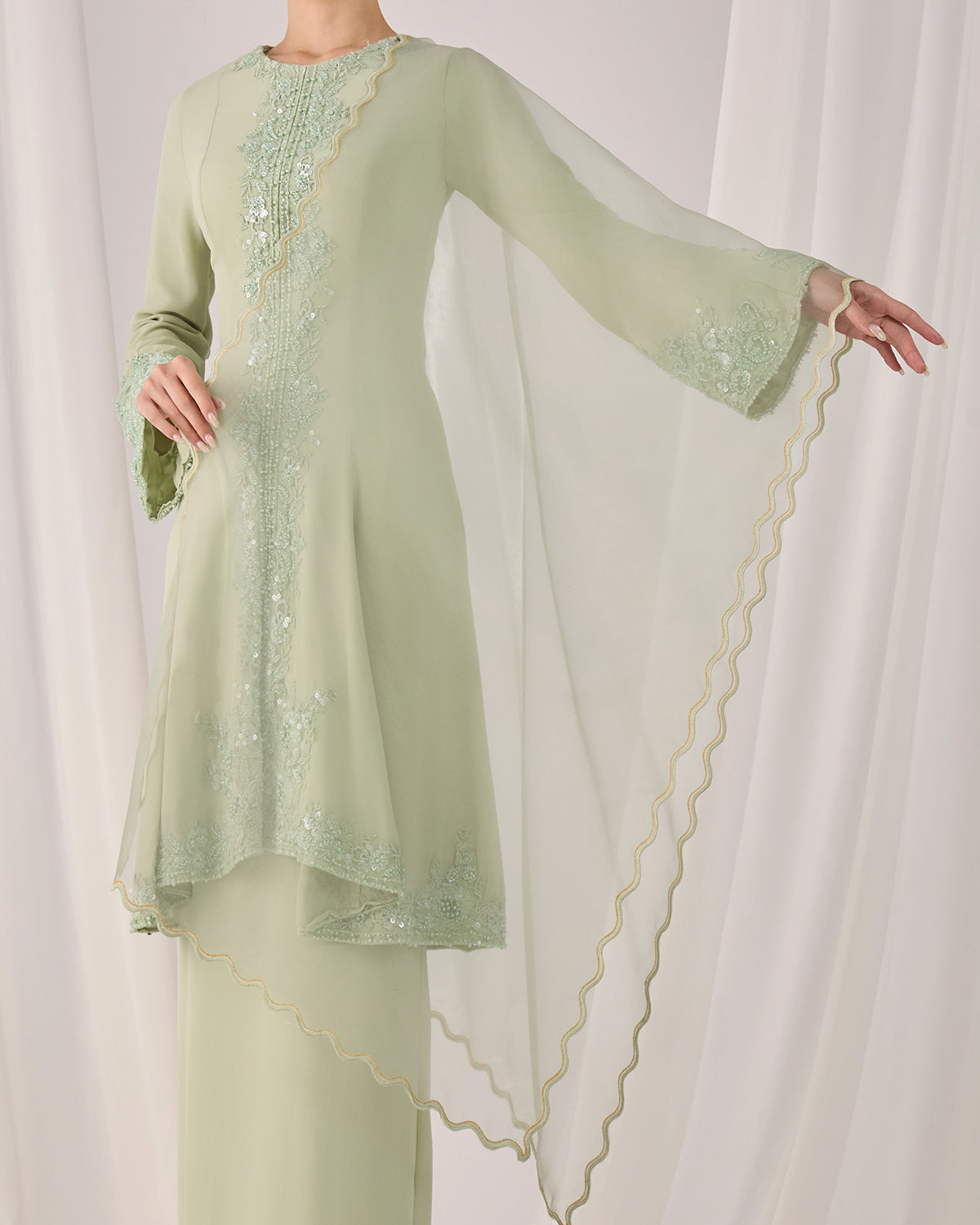 NEA SELENDANG (SAGE GREEN)