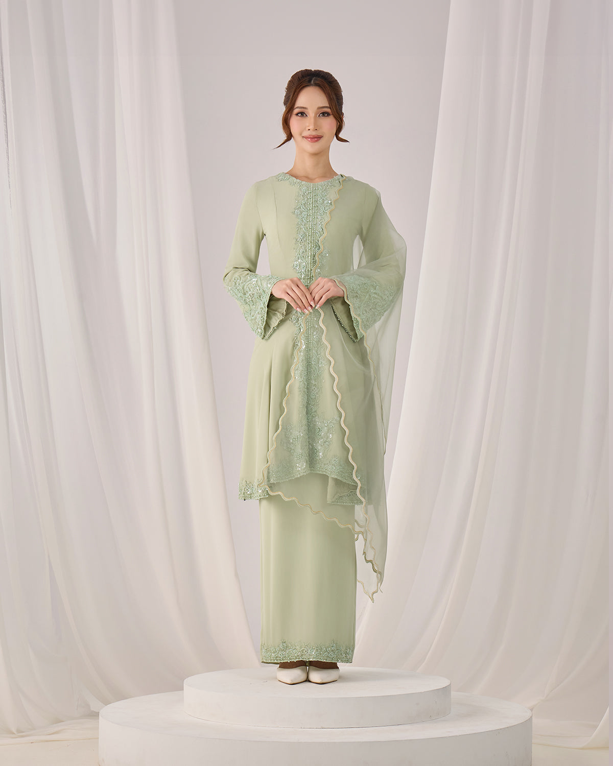 NEA SELENDANG (SAGE GREEN)