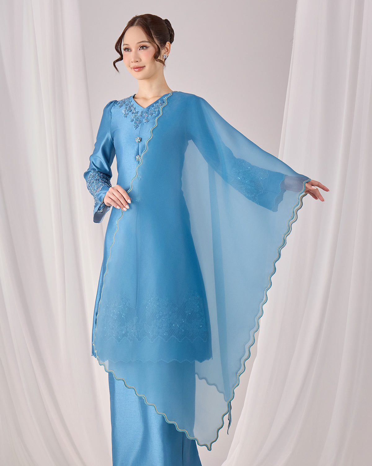 NEA SELENDANG (DIAMOND TEAL BLUE)