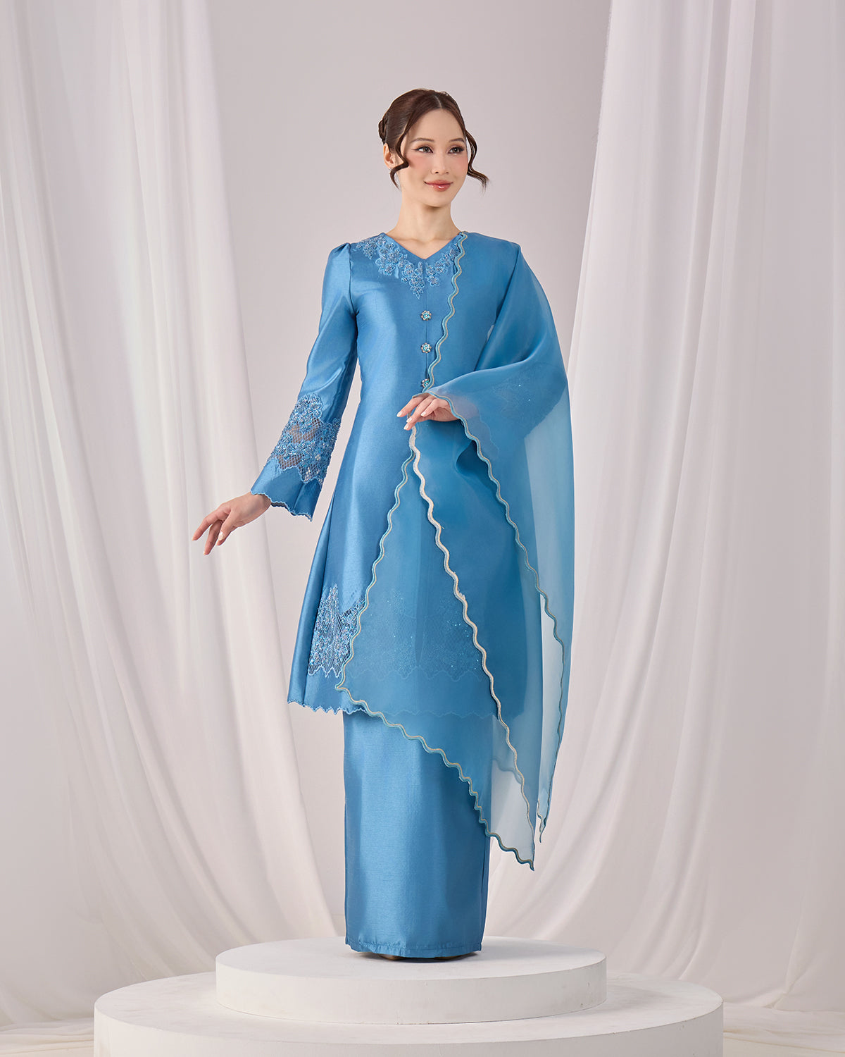 NEA SELENDANG (DIAMOND TEAL BLUE)