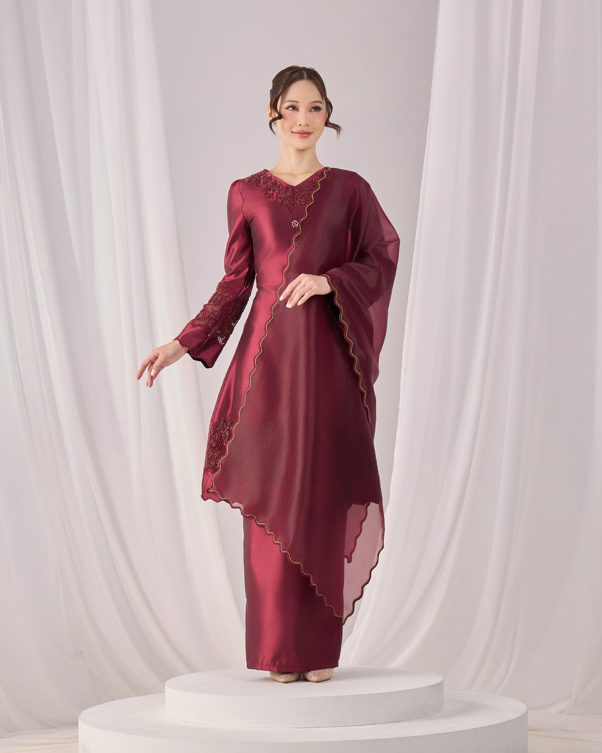 NEA SELENDANG (DARK BURGUNDY)