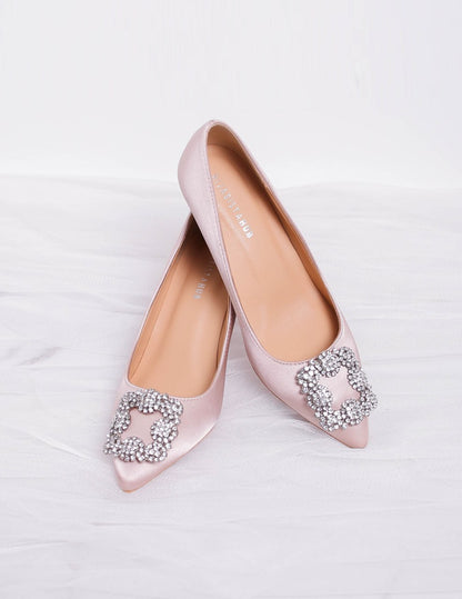 RABECCA HEELS (ROSE PINK)