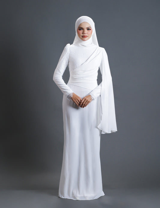 MINOR DEFECT BRYNDA DRESS (OFF WHITE)