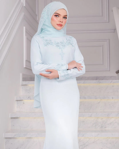 JULIANA DRESS (AQUA BLUE)