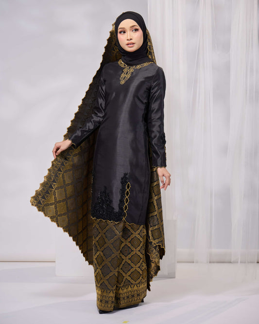 MAHSURI VEIL (BLACK)